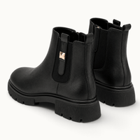 montelore-souliers Bottines Femme Caoutchouc Chelsea À Plateforme