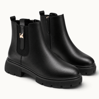 montelore-souliers Bottines Femme Caoutchouc Chelsea À Plateforme