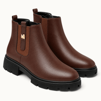 montelore-souliers Bottines Femme Caoutchouc Chelsea À Plateforme