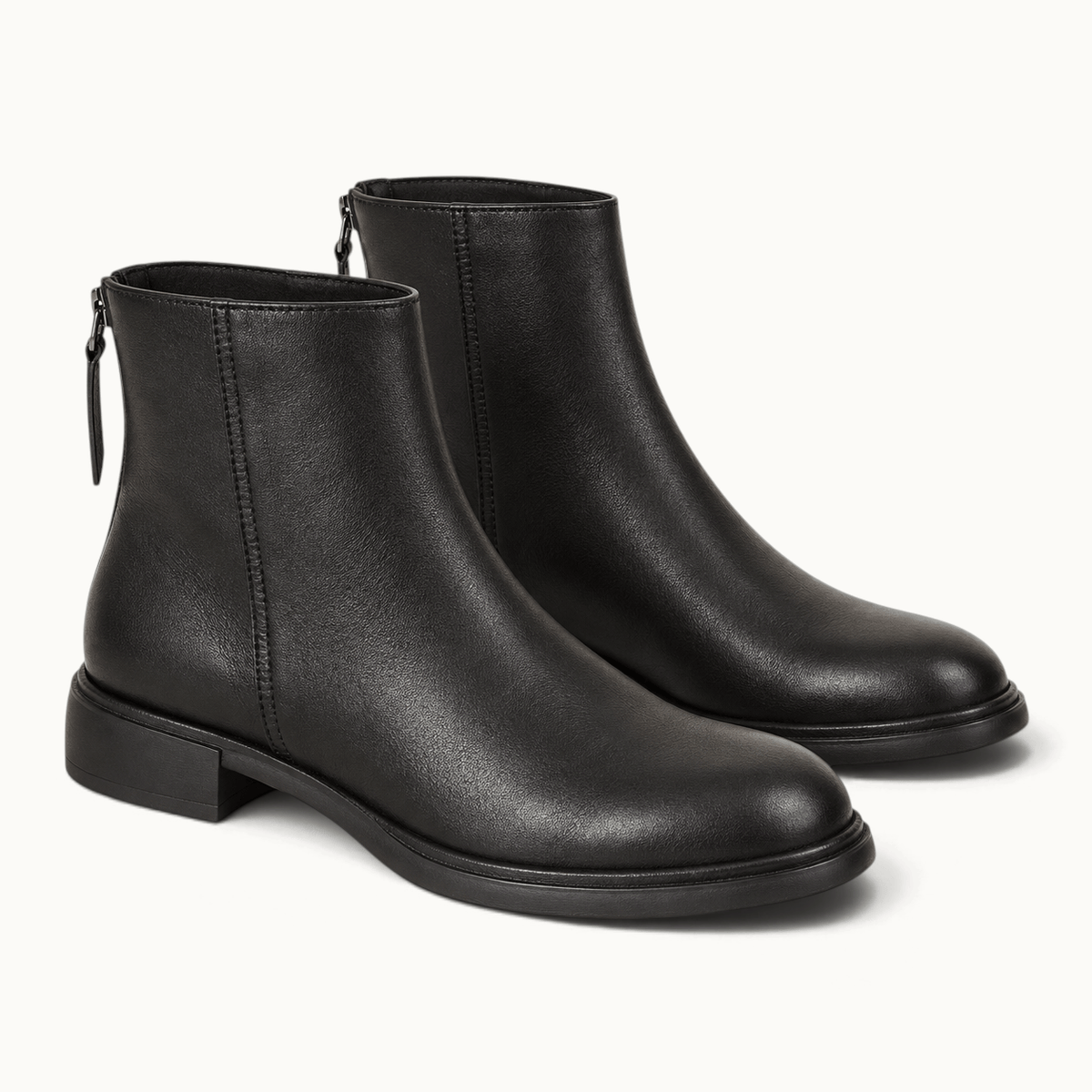 montelore-souliers Bottines Femme Cuir Talon Véritable Doublure Chaude
