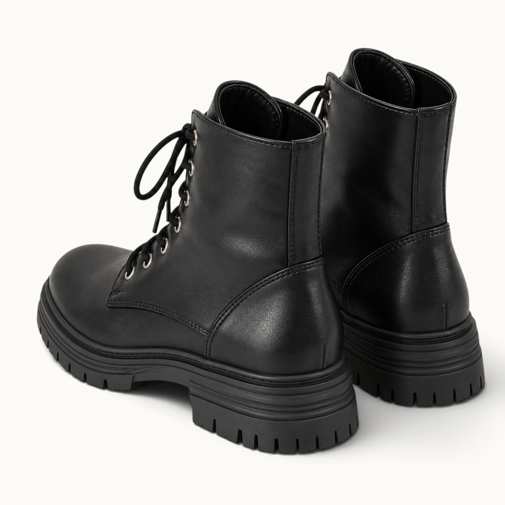 montelore-souliers Bottines Femme Noires Noir À Lacets