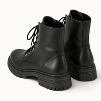 montelore-souliers Bottines Femme Noires Noir À Lacets