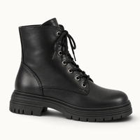 montelore-souliers Bottines Femme Noires Noir À Lacets