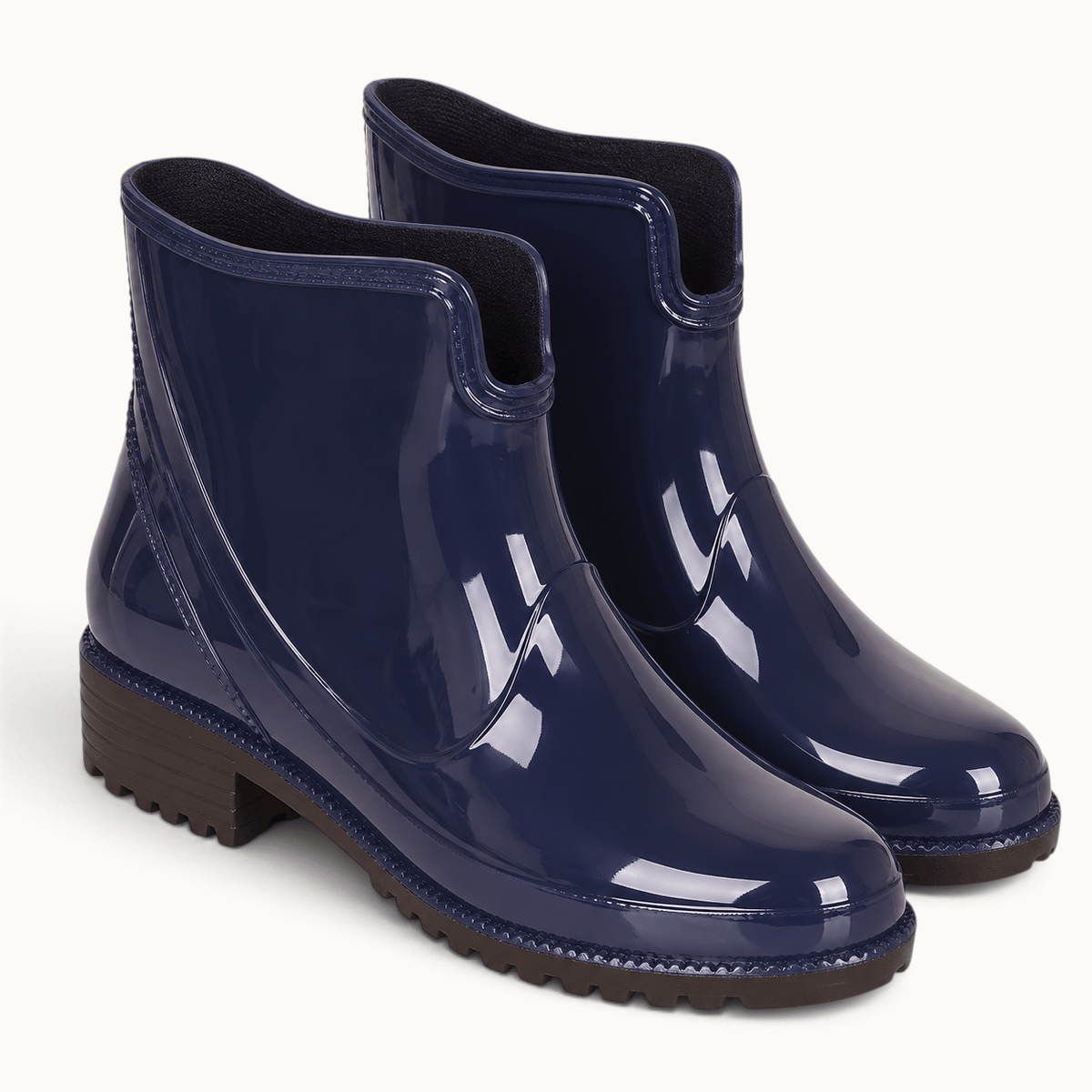 montelore-souliers Bottines Femme Talon 5 Cm En PVC De Pluie