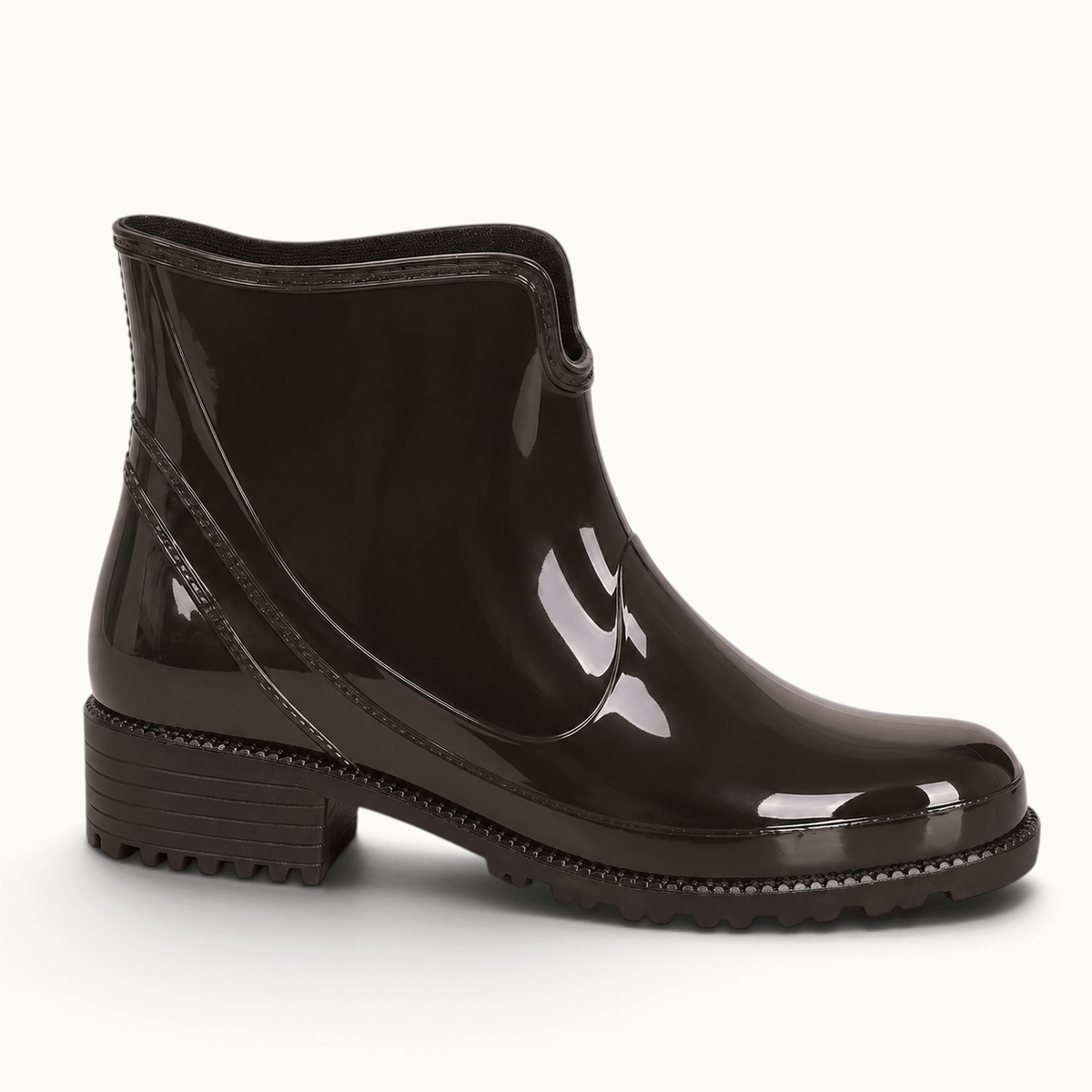 montelore-souliers Bottines Femme Talon 5 Cm En PVC De Pluie