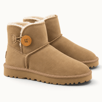 montelore-souliers Bottines Fourrées Femmes En Peau De Mouton