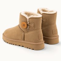 montelore-souliers Bottines Fourrées Femmes En Peau De Mouton