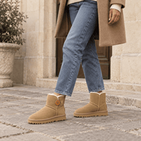 montelore-souliers Bottines Fourrées Femmes En Peau De Mouton