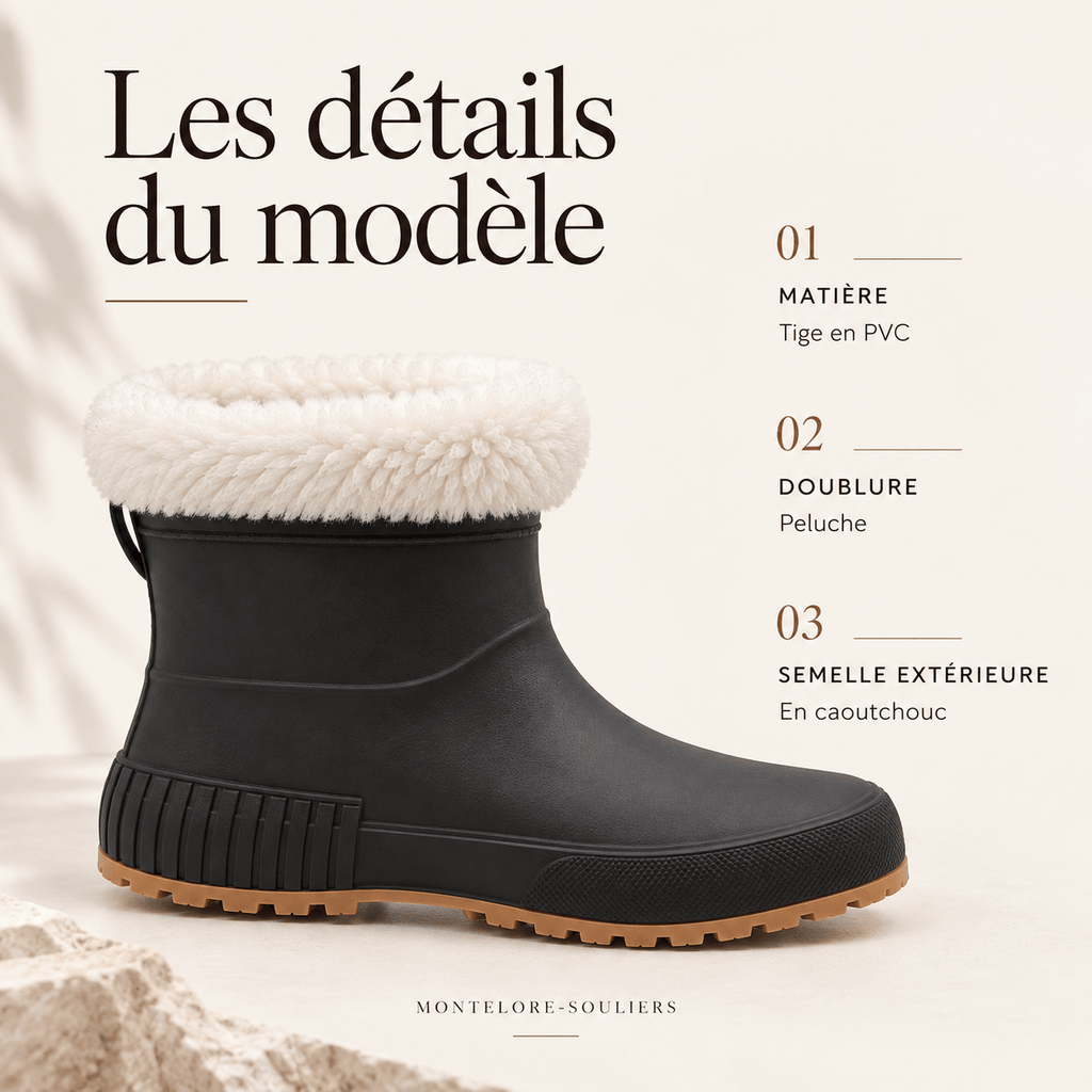 montelore-souliers Bottines Fourrées Imperméables