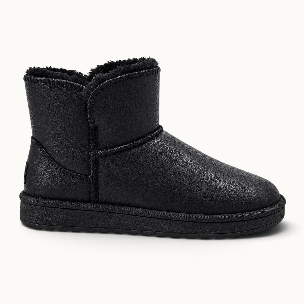 montelore-souliers Bottines Fourrure Synthétique Fourrées En Similicuir