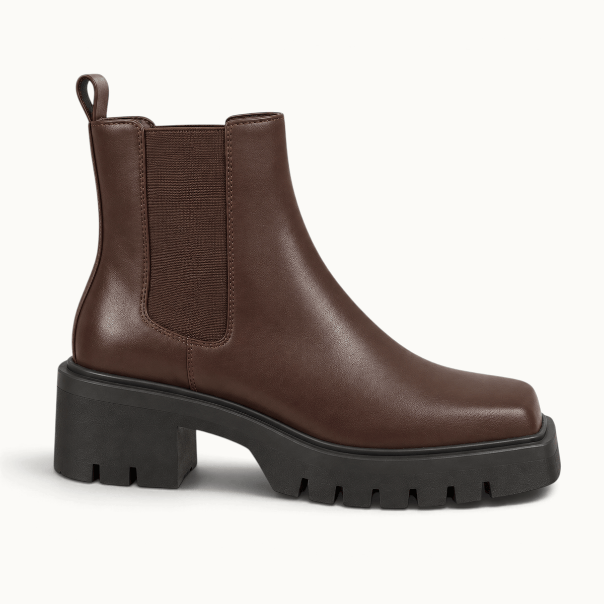 montelore-souliers Bottines Hautes Femme Chelsea Plateforme
