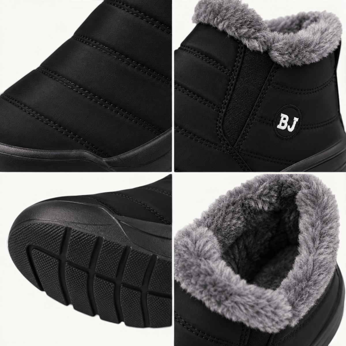 montelore-souliers Bottines Hiver Fourrées Matelassées