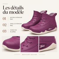 montelore-souliers Bottines Imperméables Style Baskets
