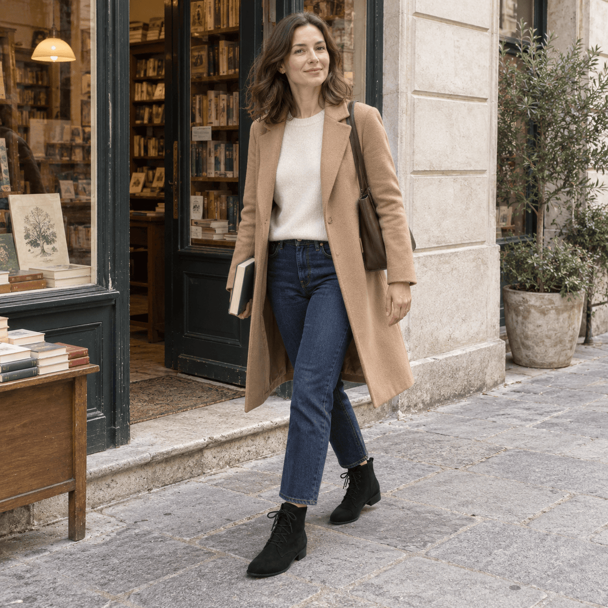 montelore-souliers Bottines Lacets Femme Noires En Suédine
