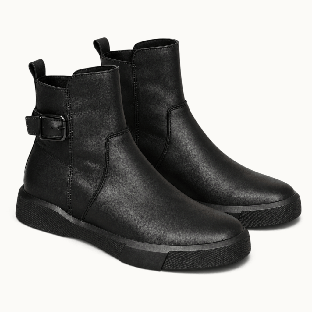 montelore-souliers Bottines Noires Plates