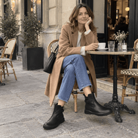 montelore-souliers Bottines Noires Plates