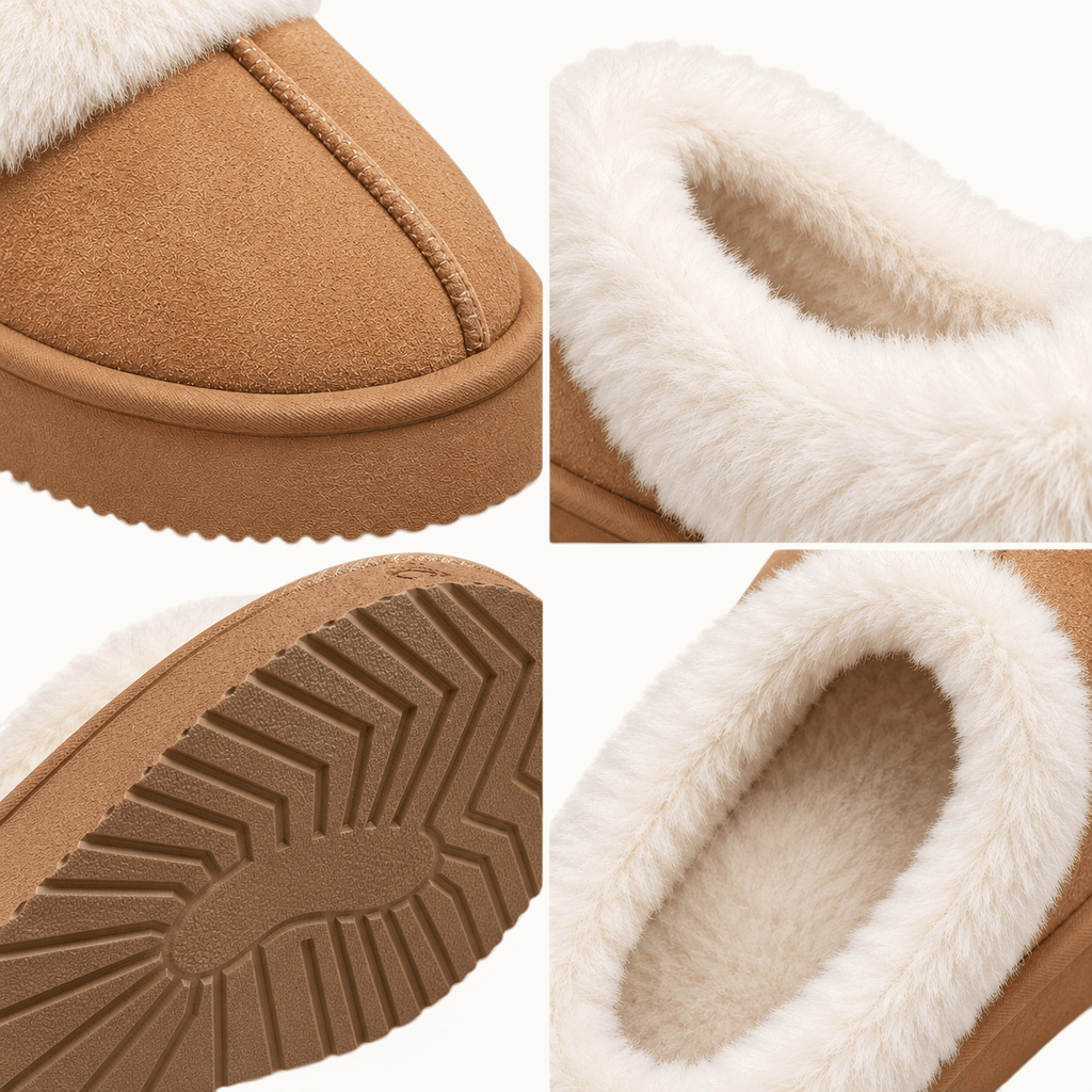 montelore-souliers Bottines Plateforme Fourrées