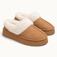 montelore-souliers Bottines Plateforme Fourrées