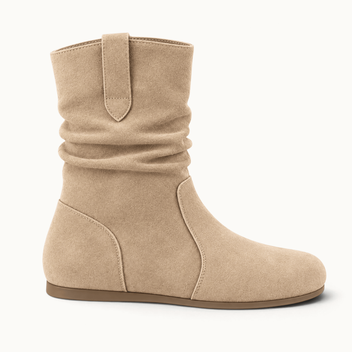 montelore-souliers Bottines Plates Femme En Suédine