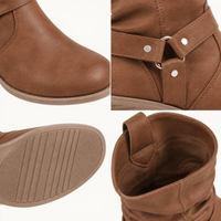 montelore-souliers Bottines Polyuréthane Western Marron