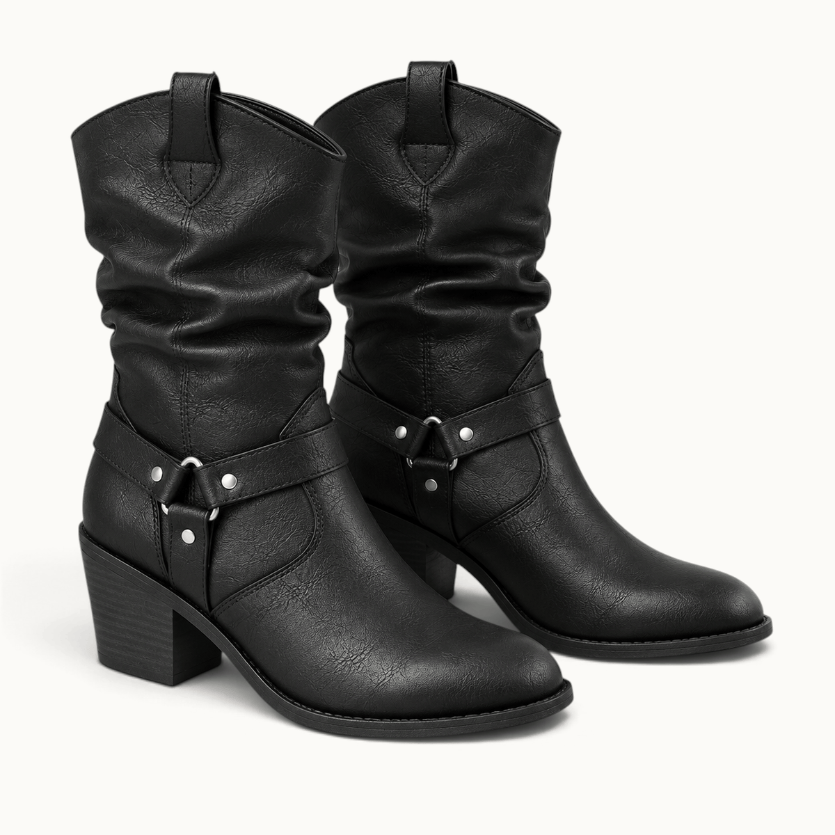 montelore-souliers Bottines Polyuréthane Western Marron