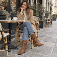 montelore-souliers Bottines Polyuréthane Western Marron