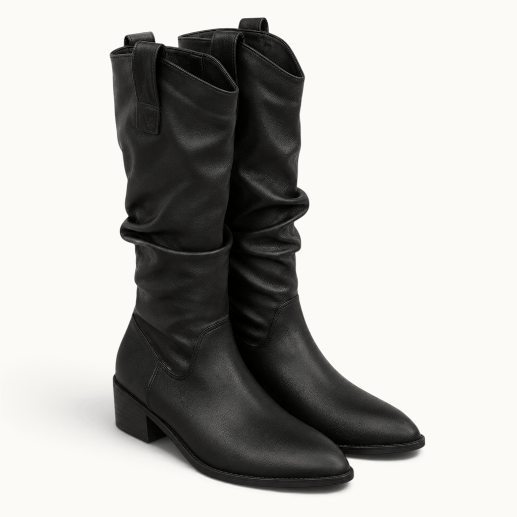 montelore-souliers Bottines Santiags À Bout Pointu
