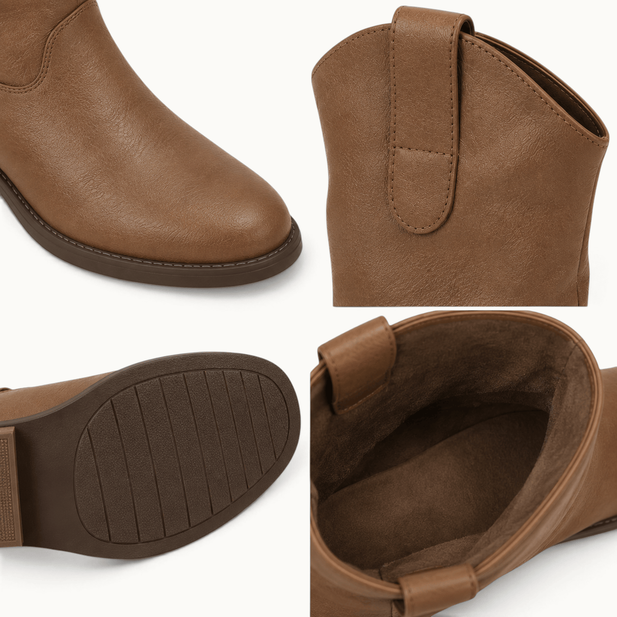 montelore-souliers Bottines Santiags À Bout Pointu