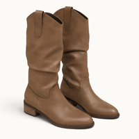 montelore-souliers Bottines Santiags À Bout Pointu