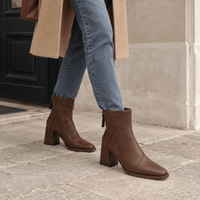 montelore-souliers Bottines Talon Carré Bout