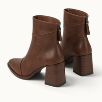 montelore-souliers Bottines Talon Carré Bout