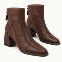 montelore-souliers Bottines Talon Carré Bout