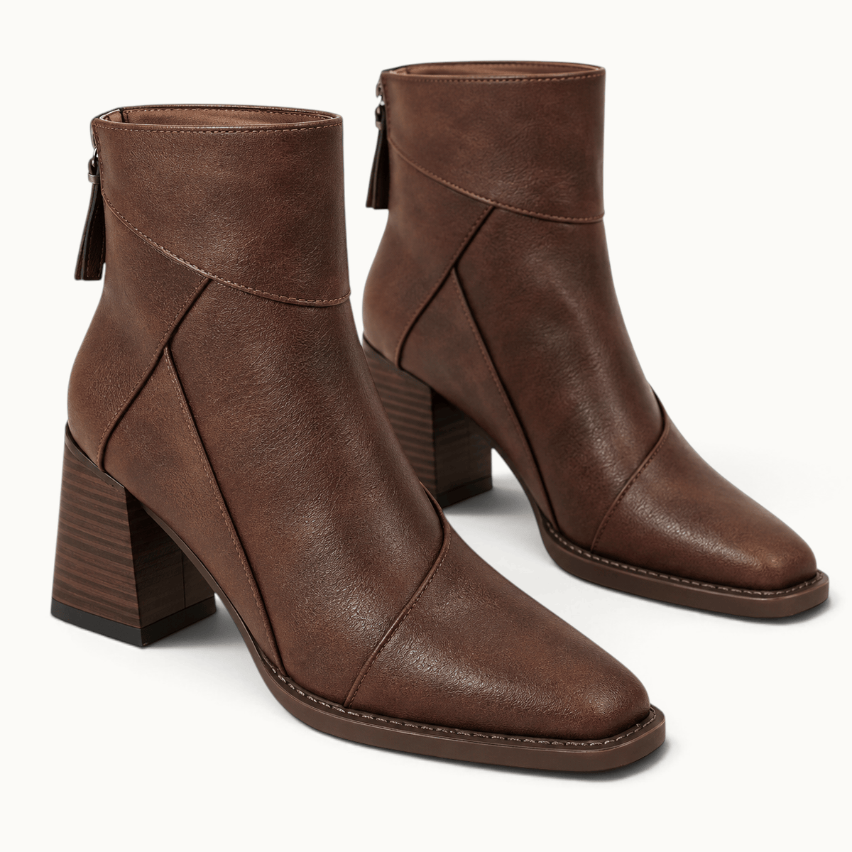 montelore-souliers Bottines Talon Carré Bout