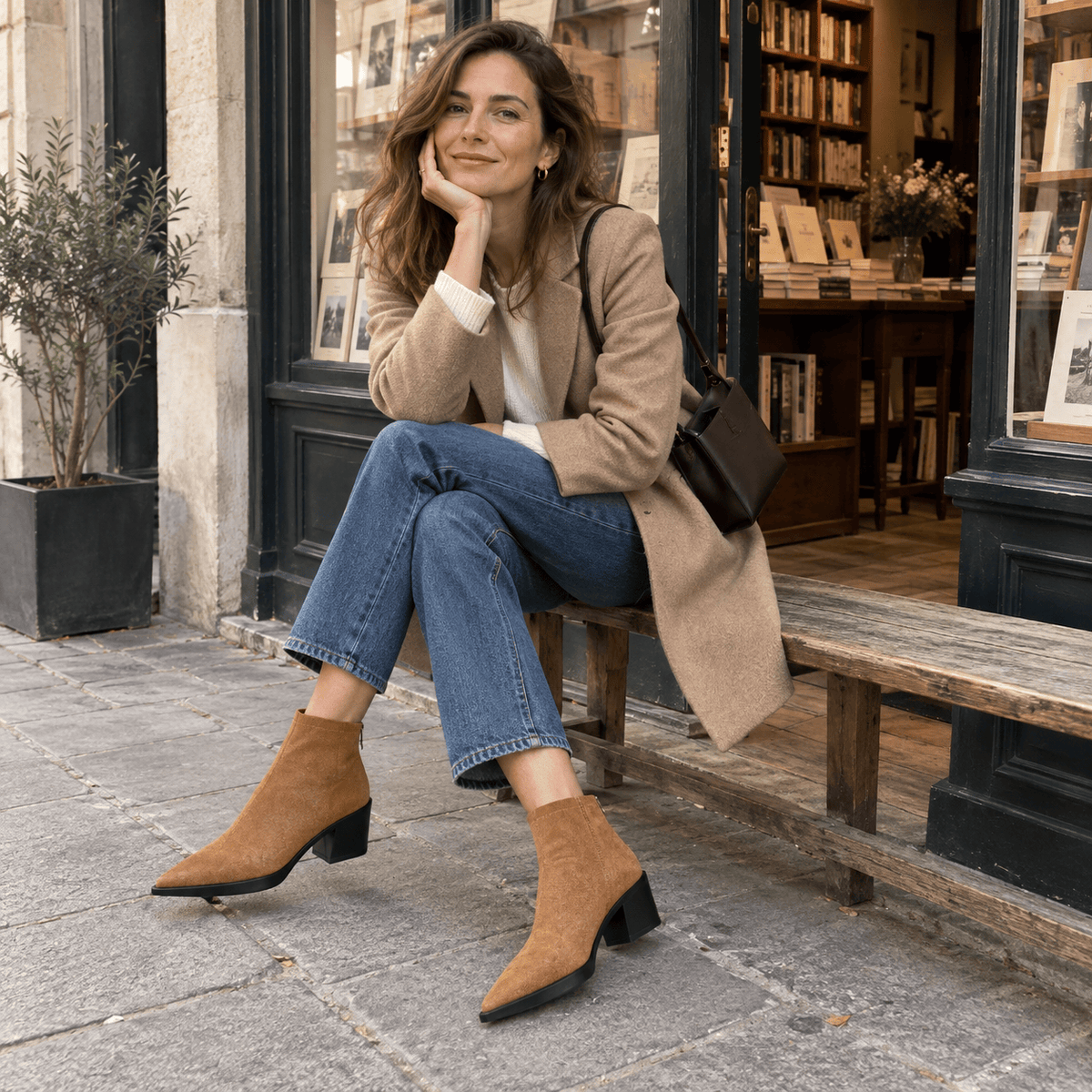 montelore-souliers Bottines Talon Imprimé Léopard Bout Pointu