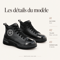 montelore-souliers Bottines Toutes Saisons Imperméable À Lacets