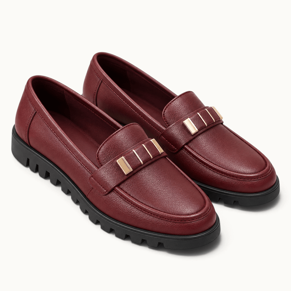 montelore-souliers Chaussures Mocassins Bordeaux