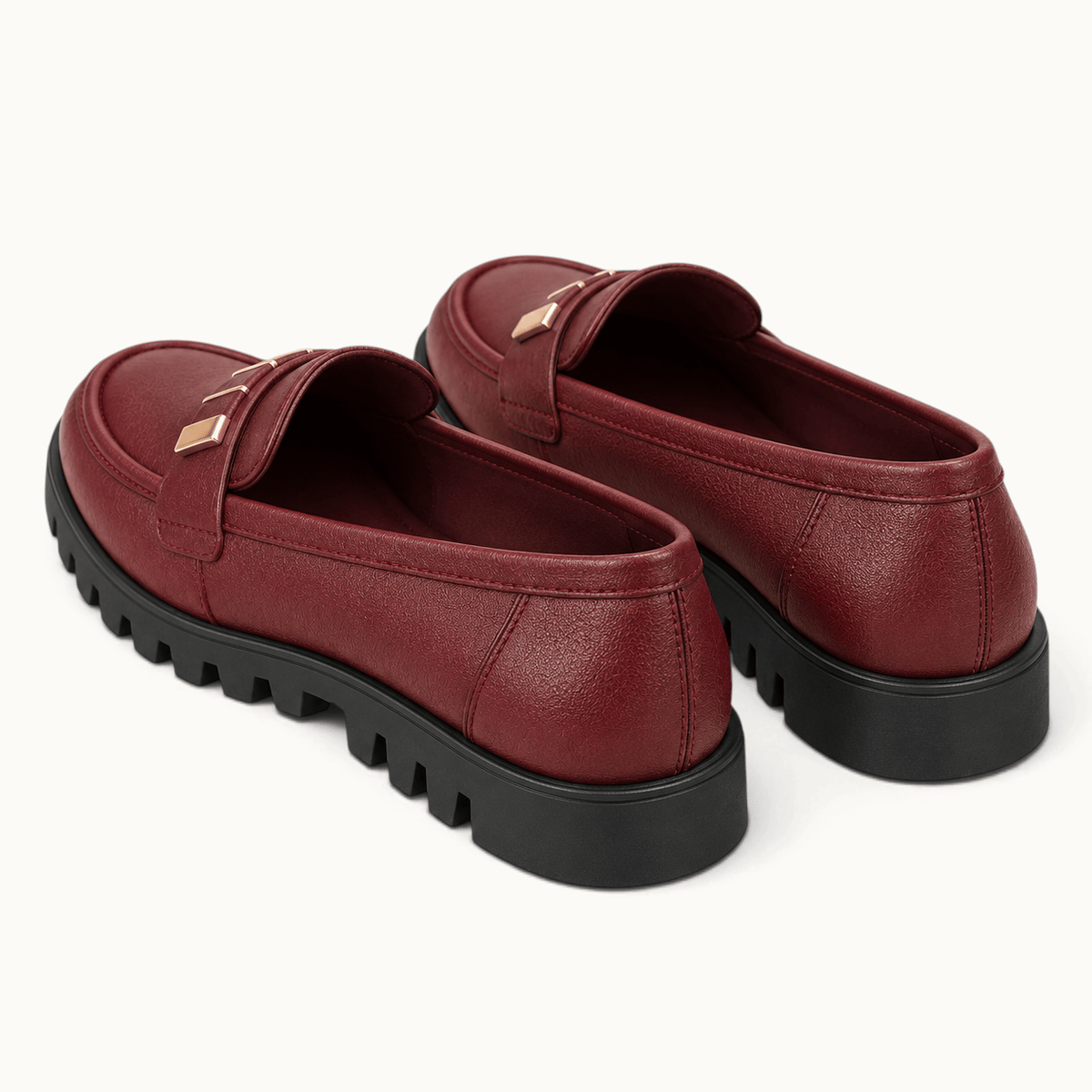 montelore-souliers Chaussures Mocassins Bordeaux