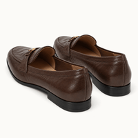 montelore-souliers Mocassin Femme Cuir Marron À Boucle