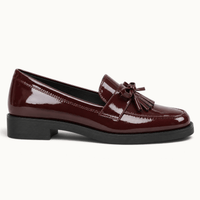 montelore-souliers Mocassins À Gland Vernis Bordeaux