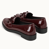montelore-souliers Mocassins À Gland Vernis Bordeaux