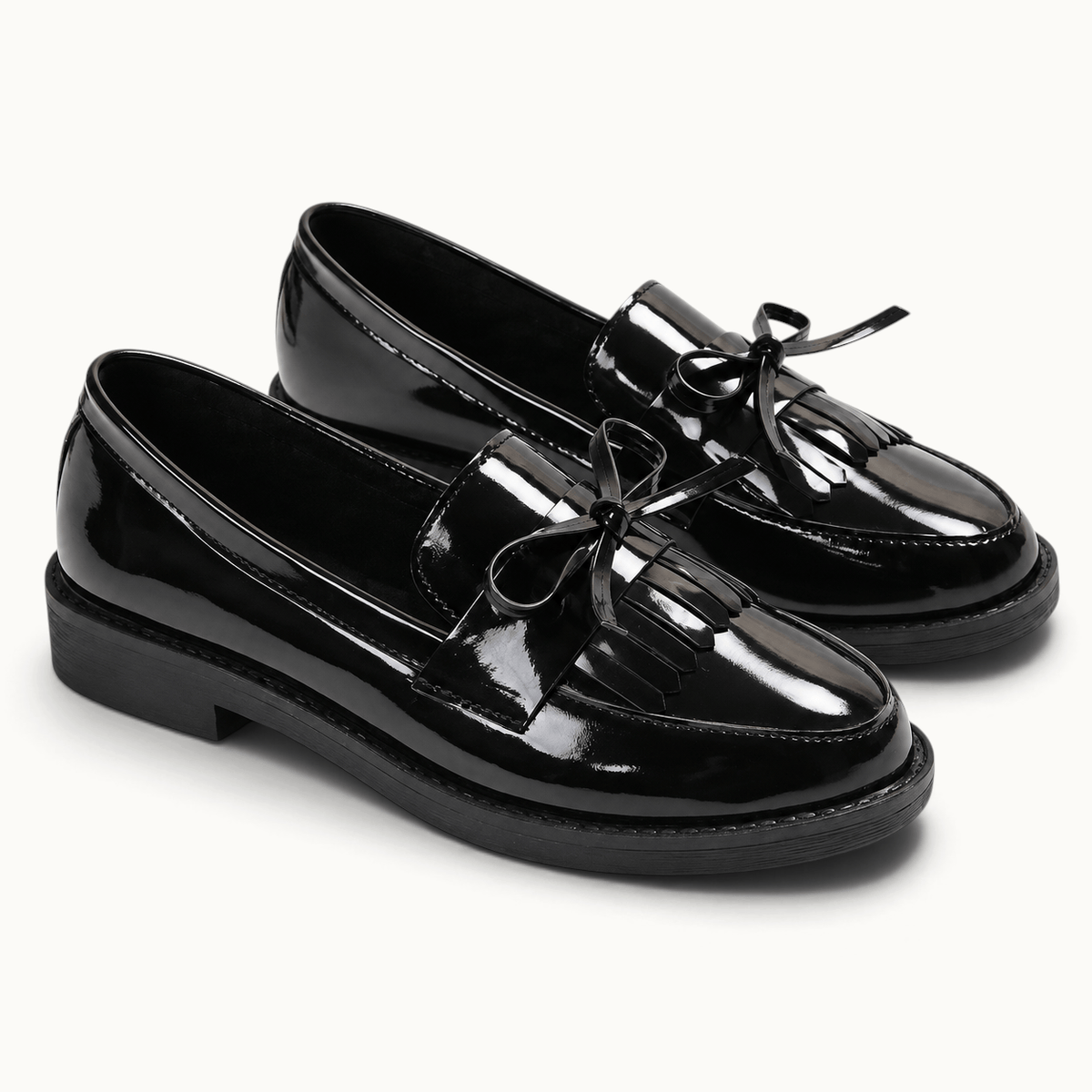 montelore-souliers Mocassins À Gland Vernis Bordeaux