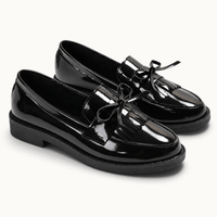 montelore-souliers Mocassins À Gland Vernis Bordeaux