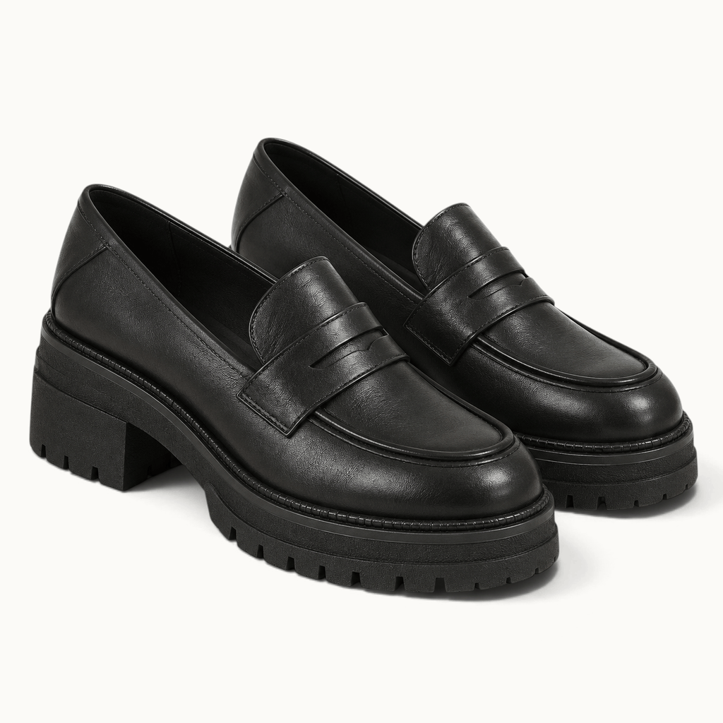 montelore-souliers Mocassins À Semelle Épaisse À Talon