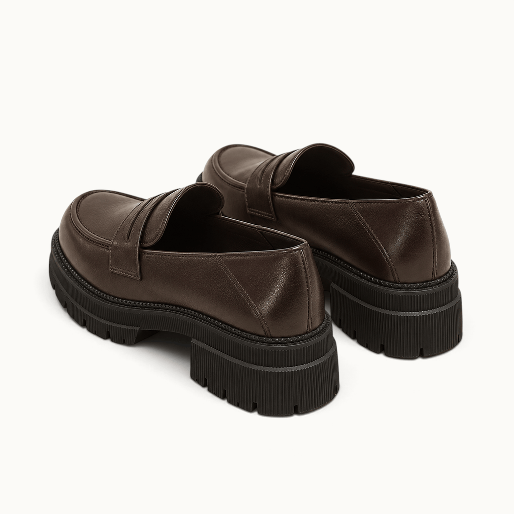 montelore-souliers Mocassins À Semelle Épaisse À Talon