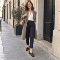 montelore-souliers Mocassins À Talons En Daim Carré