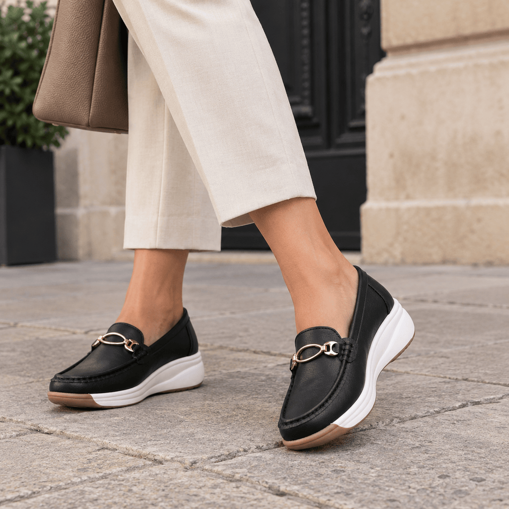 montelore-souliers Mocassins Automne En Cuir