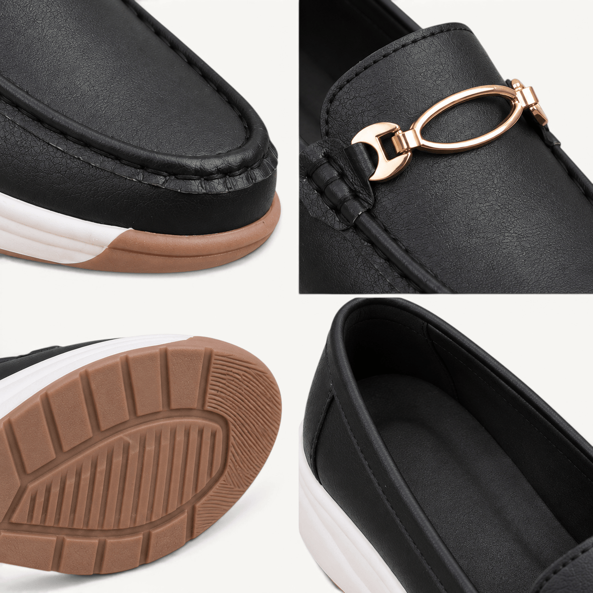 montelore-souliers Mocassins Automne En Cuir