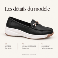 montelore-souliers Mocassins Automne En Cuir