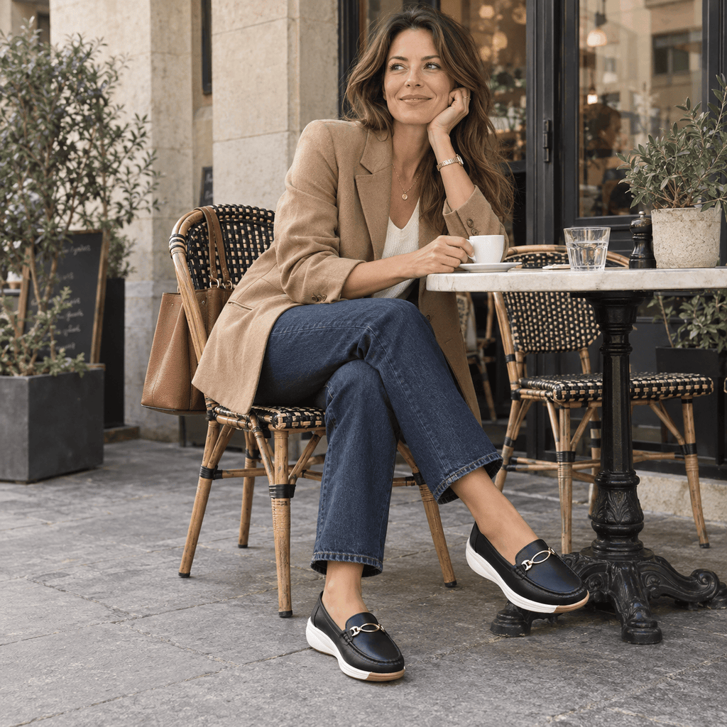 montelore-souliers Mocassins Automne En Cuir