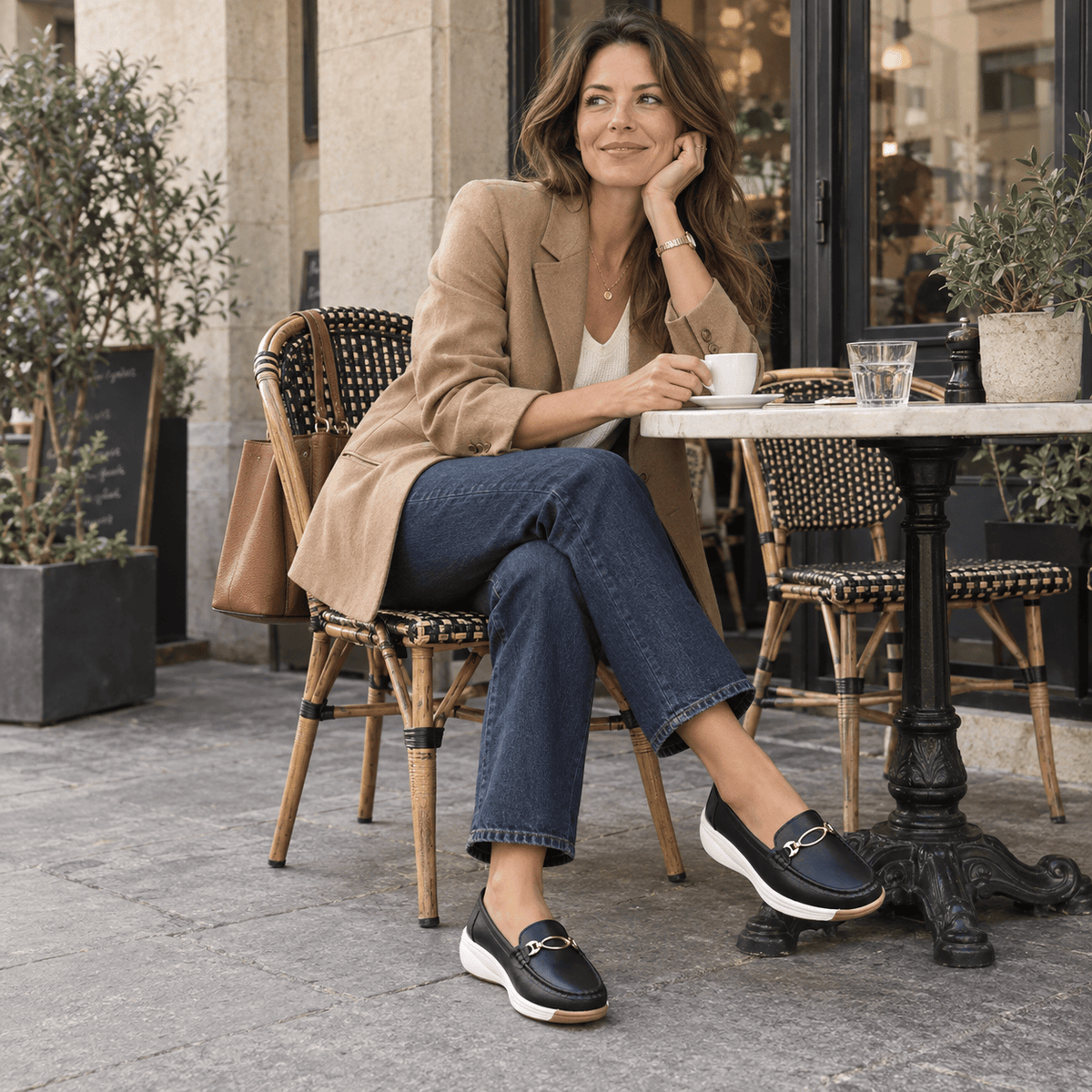 montelore-souliers Mocassins Automne En Cuir